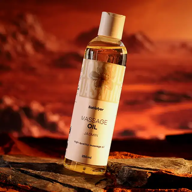 Satisfyer - Jasmin High-Quality Massage Oil. Naturalny, olejek do masażu o pięknym zapachu jaśminu