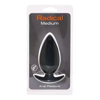 Seven Creations - Radical Medium. Silikonowy plug analny o stożkowym kształcie