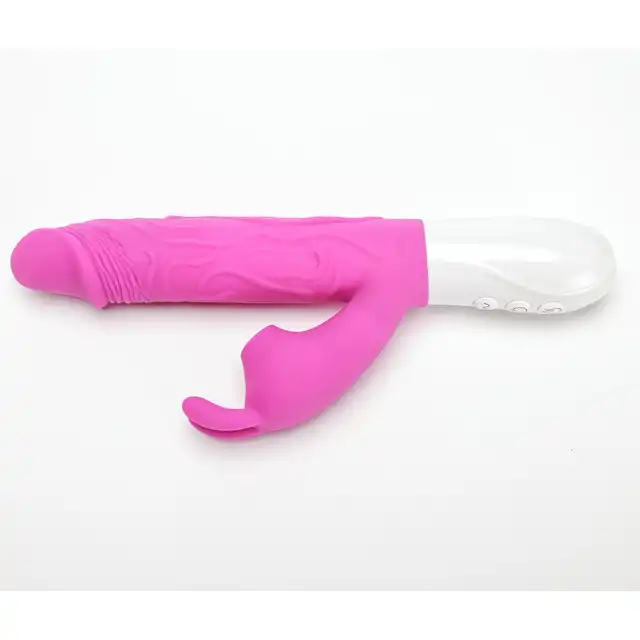 Velvet Touch – Wibrator Silikonowy Typ Króliczek Ładowany USB Fioletowy. Zmysłowy wibrator z funkcją podgrzewania i podwójną stymulacją dla pełni doznań