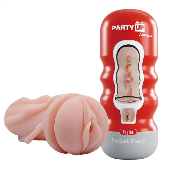 Party Up - Amanda. Masturbator w kubeczku. 