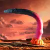 Kiotos Monstar - Dildo Beast 91.Fantazyjne dildo w smoczym kształcie i fluorescencyjnych kolorach