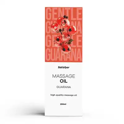 Satisfyer - Guarana High-Quality Massage Oil. Naturalny, olejek do masażu o aromacie guarany