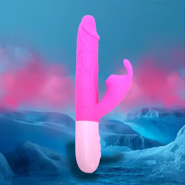 Velvet Touch – Wibrator Silikonowy Typ Króliczek Ładowany USB Fioletowy. Zmysłowy wibrator z funkcją podgrzewania i podwójną stymulacją dla pełni doznań