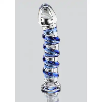 ToyJoy - G-Spot Gemstone. Luksusowe szklane dildo z wypustkami idealne do punktu G