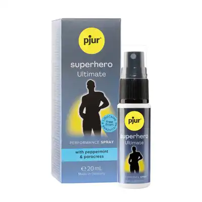Pjur - Superhero Ultimate Spray. Najmocniejszy spray opóźniający dla mężczyzn 20 ml