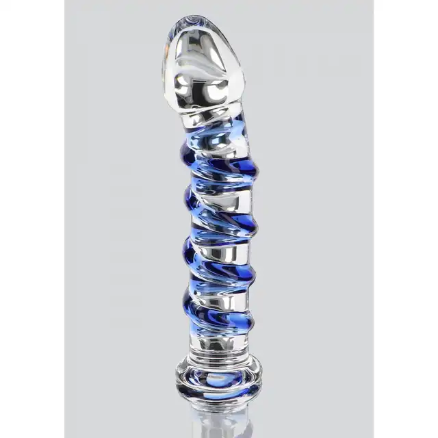 ToyJoy - G-Spot Gemstone. Luksusowe szklane dildo z wypustkami idealne do punktu G