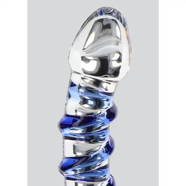 ToyJoy - G-Spot Gemstone. Luksusowe szklane dildo z wypustkami idealne do punktu G