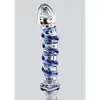 ToyJoy - G-Spot Gemstone. Luksusowe szklane dildo z wypustkami idealne do punktu G