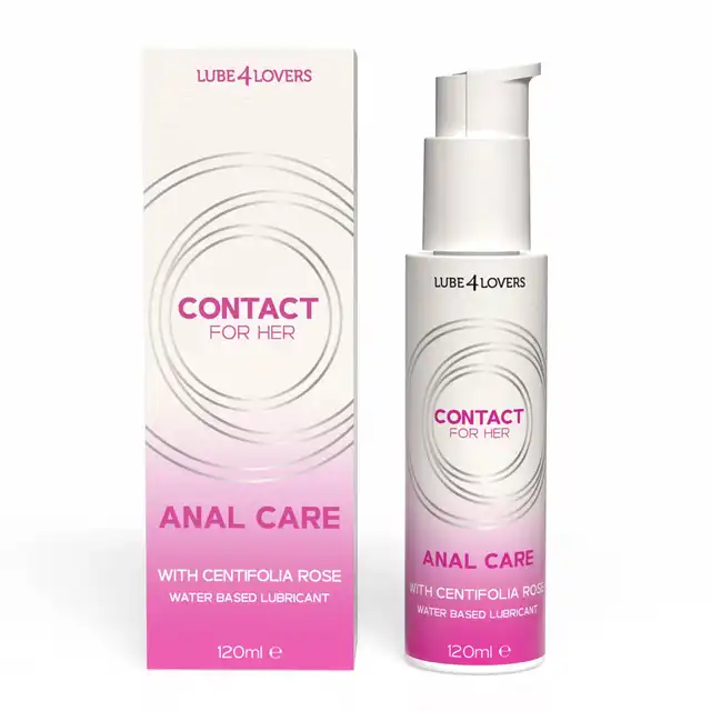 Lube4Lovers - Anal Care. Nawilżający żel analny z ekstraktem z róży centifolia 120 ml