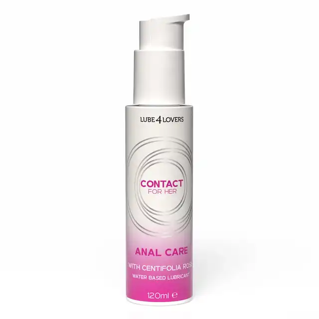 Lube4Lovers - Anal Care. Nawilżający żel analny z ekstraktem z róży centifolia 120 ml