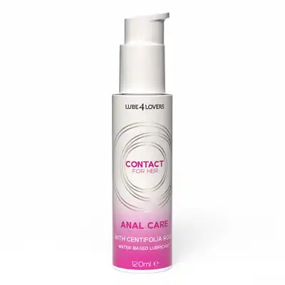 Lube4Lovers - Anal Care. Nawilżający żel analny z ekstraktem z róży centifolia 120 ml