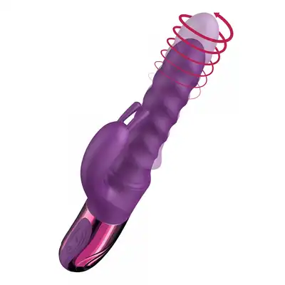 She.E.O - Swirl Rabbit Thrusting. Wibrator króliczek z funkcją rotacji i ruchem posuwistym