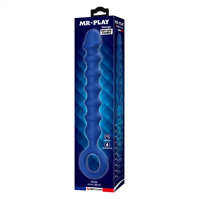 Mr. Play - George Penis Anal Bead - Koraliki analne z koncówką w kształcie penisa - Poziom zaawansowany zaczyna się tutaj