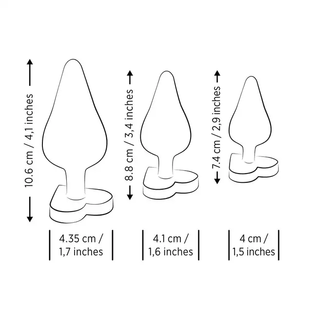 ROMP by Womanizer – Luster Anal Kit. Zestaw 3 silikonowych korków analnych dla początkujących i spragnionych nowych doznań.