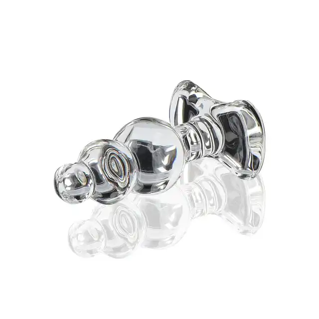 ToyJoy - Glass Worx. Crystal Anal Jewel. Szklany, plug z 3 stopniami o roznych wymiarach. Idealny i higieniczny maksymalnie. 