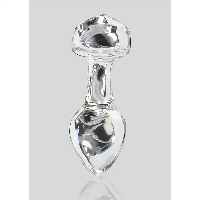 ToyJoy - Glass Worxx.  Anal Stargazer Szklany korek. Idealny kształt. 5,7 cm