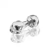 ToyJoy - Glass Worxx.  Anal Stargazer Szklany korek. Idealny kształt. 5,7 cm