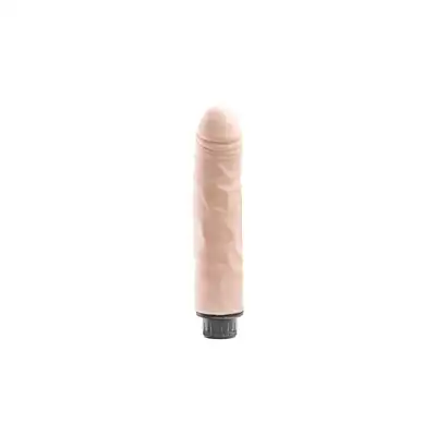 Simple Pleasure - wibrator z regulacją prędkości z cyberskóry, 20 cm - Realistyczny dotyk. Płynna kontrola intensywności!