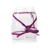 CalExotics – Me2 Rumbler Purple. Podwójny wibrujący strap-on z masażem punktu G i 10 trybami wibracji