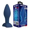 Mr. Play -  Bulb/Thomas Anal Plug M. Niebieska wtyczka analna 10,5 cm z szeroką podstawą
