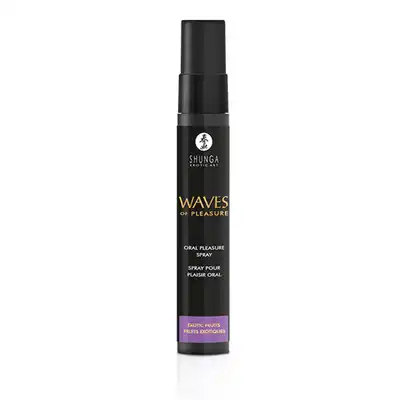 Shunga – Waves Pleasure Spray Exotic Fruits. Smakowy spray do seksu oralnego, zwiększający wilgotność i doznania smakowe