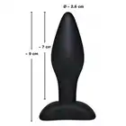 You2Toys – Black Velvets Anal Plug. Silikonowy plug o anatomicznym kształcie z przyssawką 