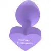 Anal Play - Booty Sweethearts "Secret Entrance" Plug - Uroczy silikonowy korek analny z podstawą w kształcie serduszka i zadziornym napisem.