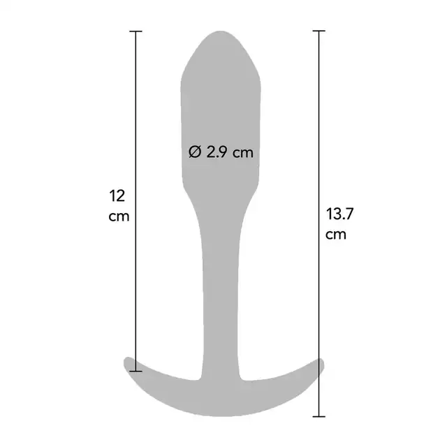 Toy Joy - Smooth Anal Plug . Plug z wąska wygodna stopką. XLarge 13,7 cm