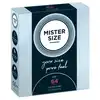 Mister Size - 3 Condoms 64 mm - Ultra cienkie dopasowane prezerwatywy 64 mm, 3 sztuki - Poczuj więcej dzięki właściwemu rozmiarowi!
