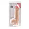 Simple Pleasure - dildo z cyberskóry z wbudowanym kręgosłupem, 25,5 cm - Ustaw kąt. Zwiększ kontrolę. Wejdź na wyższy poziom realizmu!