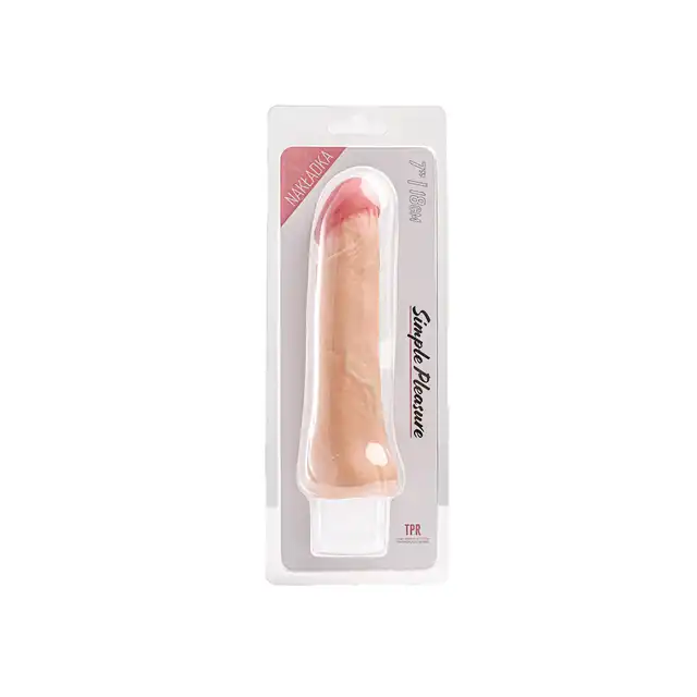 Simple Pleasure - nakładka z cyberskóry, 17,5 cm - Więcej objętości. Więcej realizmu. Więcej wrażeń!
