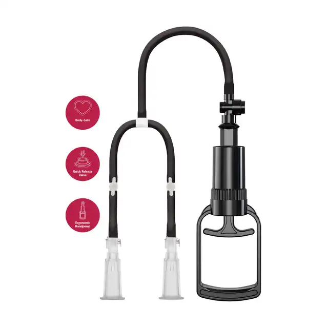 She. E.O. - Pompka do sutków. Vacuum Nipple Pleasure Pump S/M - Super produkt!