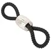 Rebel - Heavy Rope Cock Strap with Two Loops 87g - Podwójny Pierścień na Penisa i Jądra z Obciążnikiem - Stworzony, by wzmocnić każdą chwilę.