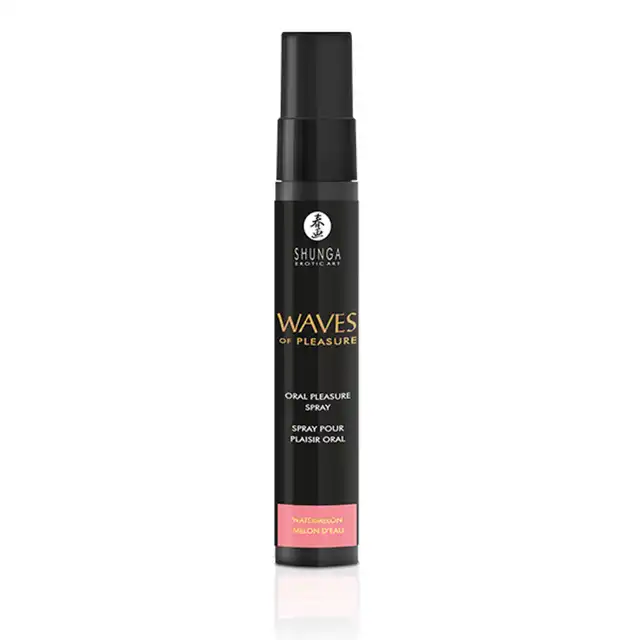 Shunga – Waves Pleasure Spray Water Melon. Smakowy spray do seksu oralnego, zwiększający wilgotność i doznania smakowe