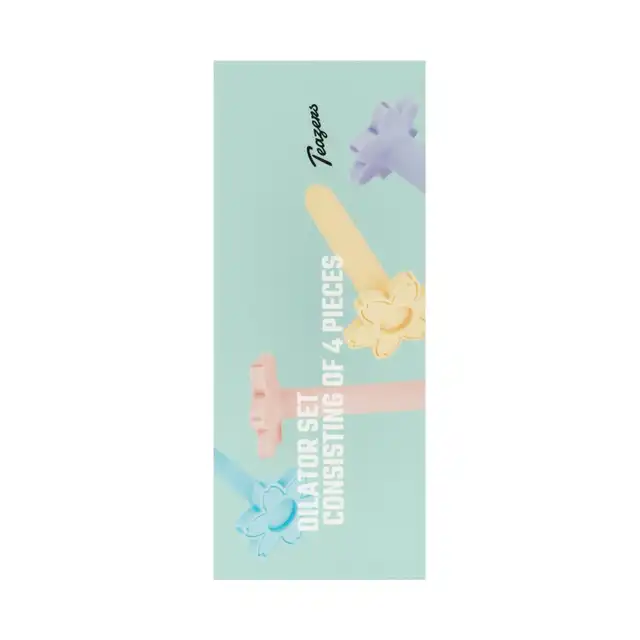 Teazers – Vagina Dilator Set 4pcs. Zestaw czterech silikonowych dilatorów do komfortowego i stopniowego rozszerzania pochwy