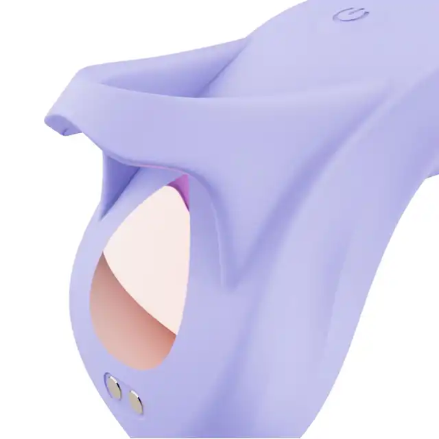 Teazers – Finger Vibrator Tapping Toy Purple. Kompaktowy wibrator palcowy z funkcją rytmicznego „tappingu” i 10 programami stymulacji