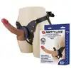 Pretty Love – Wells. Zestaw dildo 15cm z silikonową uprzężą i innowacyjnym systemem mocowania push-and-play