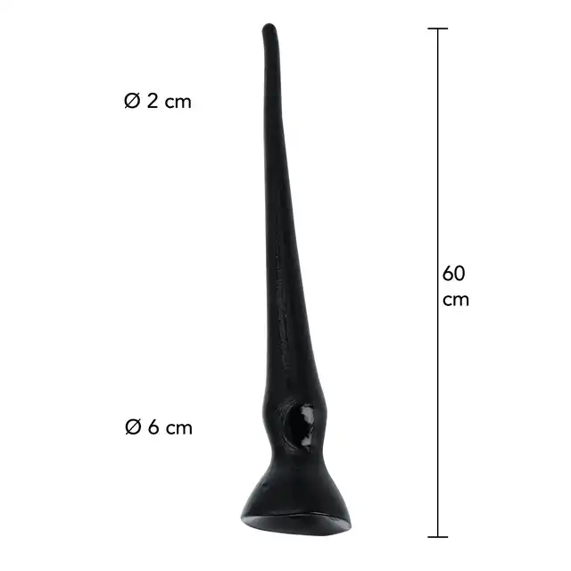 Extreme by Hidden Desire Anal Trainer 60 cm - Ekstremalnie Długi Korek Analny PVC - Mocna propozycja dla zaawansowanych.