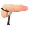 Rebel - Heavy Rope Cock Strap 84g - Silikonowa Pętla na Penisa i Jądra z Obciążnikiem - Stworzony dla stabilności i intensywności.