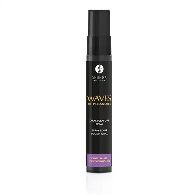 Shunga – Waves Pleasure Spray Exotic Fruits. Smakowy spray do seksu oralnego, zwiększający wilgotność i doznania smakowe