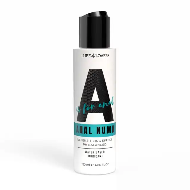 Toyz4Lovers - Anal Lubricant A is for Anal Numb. Wodny lubrykant analny z delikatnym efektem znieczulającym i chłodzącym 120 ml