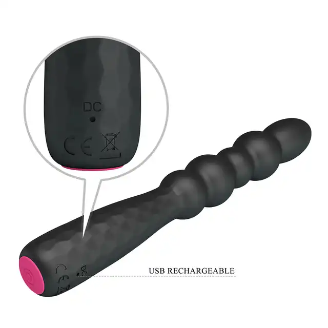 Pretty Love - Mr Play Vibrating Anal. Wibrujący korek analny z 12 funkcjami wibracji i elastyczną szyjką