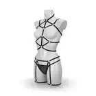 Bijoux Pour Toi Sidonie Harness – Czarny 3-częściowy Harness - Trzy elementy tworzące spójną całość – odważną, elegancką i świadomie zmysłową. One Size, czarny.