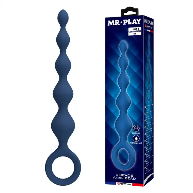 Mr. Play - Benjamin 5 Beads Anal Bead - Kontrola nigdy nie była tak przyjemna.