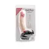 Simple Pleasure - Strap-on z cyberskóry, 16 cm - Stabilność, którą czujesz. Kontrola, którą masz! Strap-on dla kobiet.