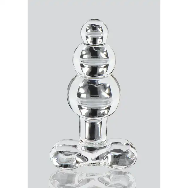 ToyJoy - Glass Worx. Crystal Anal Jewel. Szklany, plug z 3 stopniami o roznych wymiarach. Idealny i higieniczny maksymalnie. 