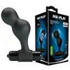 Mr. Play - Silicone Anal Plug Black. Elegancki wibrujący korek analny zaprojektowany z myślą o intensywnej, a jednocześnie komfortowej stymulacji