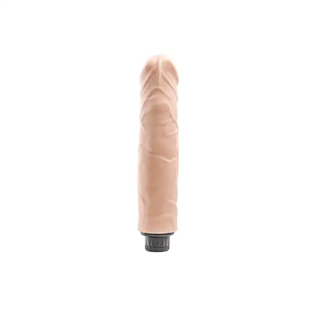 Simple Pleasure - wibrator multispeed, cyberskóra, 23,5 cm - Miękki realizm i regulowana intensywność dla pełnej kontroli doznań!