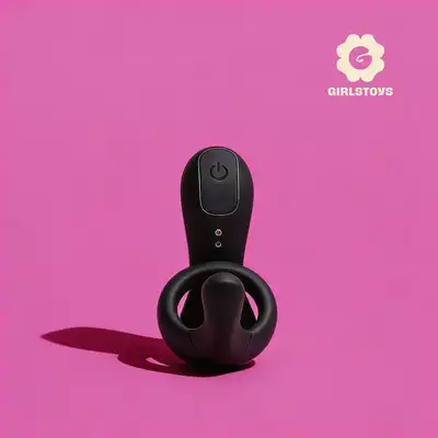 Girls Toys - Model Mandelieu, wibrator dla par z ringiem i stymulatorem łechtaczki. 7 trybów wibracji, silikon przyjazny dla ciała. Więcej bliskości, więcej doznań.