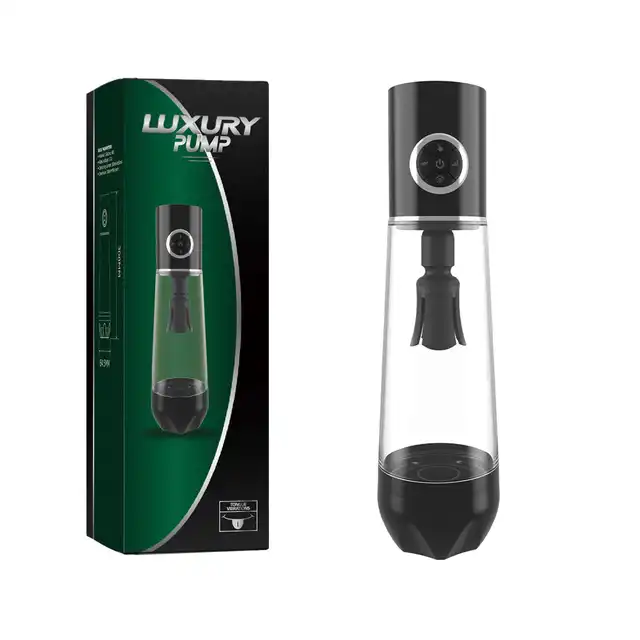 B-Series Power – Luxury Pump. Automatyczna, wodoodporna pompka próżniowa z wibracjami i 3 poziomami zasysania